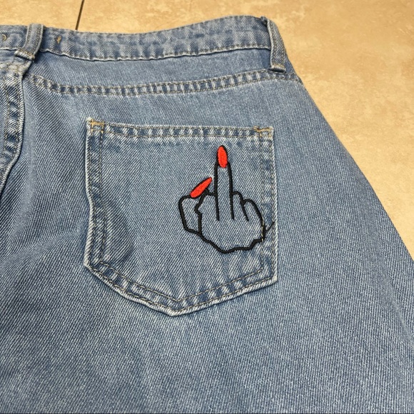 NASTY GAL‎ High Rise Classic Women’s Jeans Medium wash Size US 8 - Picture 11 of 11